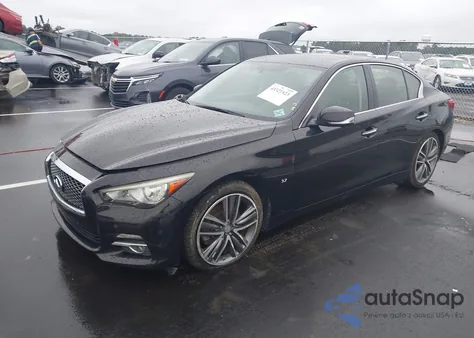 2015 Infiniti Q50 Premium from USA, damaged, VIN JN1BV7AR6FM399002